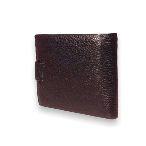 Кошелек мужской, натуральная кожа, три отдела, монетница, коричневый Кошелек мужской, натуральная кожа, три отдела, монетница, коричневый