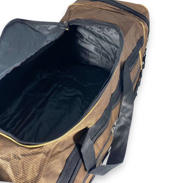 Дорожная сумка большая Sport 1 отделение 3 фронтальных кармана 2 боковых кармана размер: 80*35*30 см коричневый Дорожная сумка большая Sport 1 отделение 3 фронтальных кармана 2 боковых кармана размер: 80*35*30 см коричневый