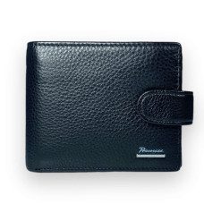 Кошелек мужской, кожа 2 отделения для купюр, цвет черный