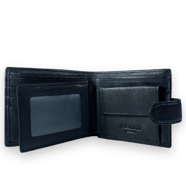 Кошелек мужской, кожа 2 отделения для купюр, цвет черный Кошелек мужской, кожа 2 отделения для купюр, цвет черный