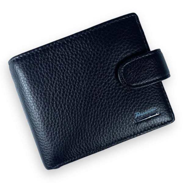 Кошелек мужской, кожа 2 отделения для купюр, цвет черный Кошелек мужской, кожа 2 отделения для купюр, цвет черный