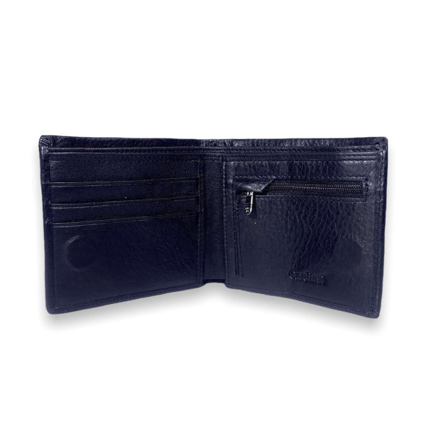 Современный мужской кошелек из натуральной кожи, застежка магнит Современный мужской кошелек из натуральной кожи, застежка магнит