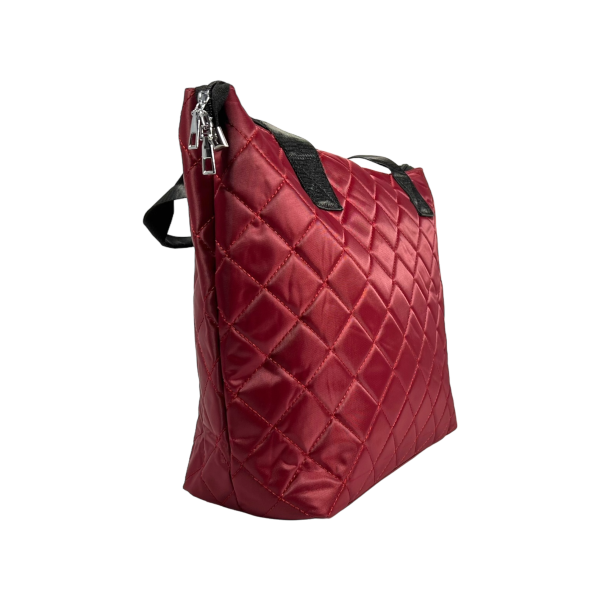 Містка та зручна сумка-шопер на одне відділення, колір червоний Містка та зручна сумка-шопер на одне відділення, колір червоний