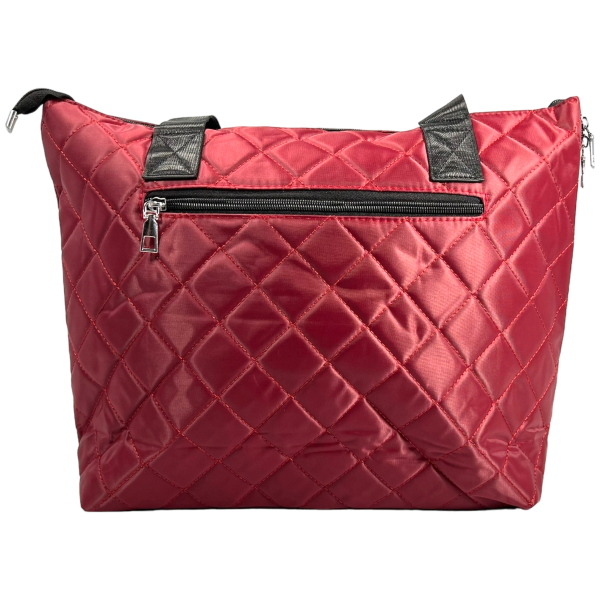 Містка та зручна сумка-шопер на одне відділення, колір червоний Містка та зручна сумка-шопер на одне відділення, колір червоний