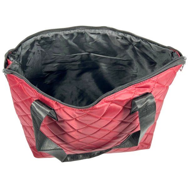 Містка та зручна сумка-шопер на одне відділення, колір червоний Містка та зручна сумка-шопер на одне відділення, колір червоний