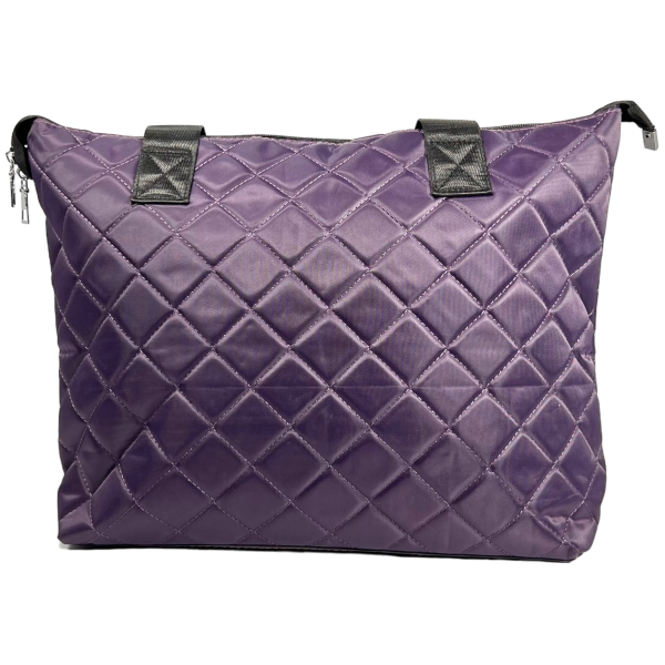 Удобная сумка-шопер для женщин на одно отделение, 16 л, фиолетовая