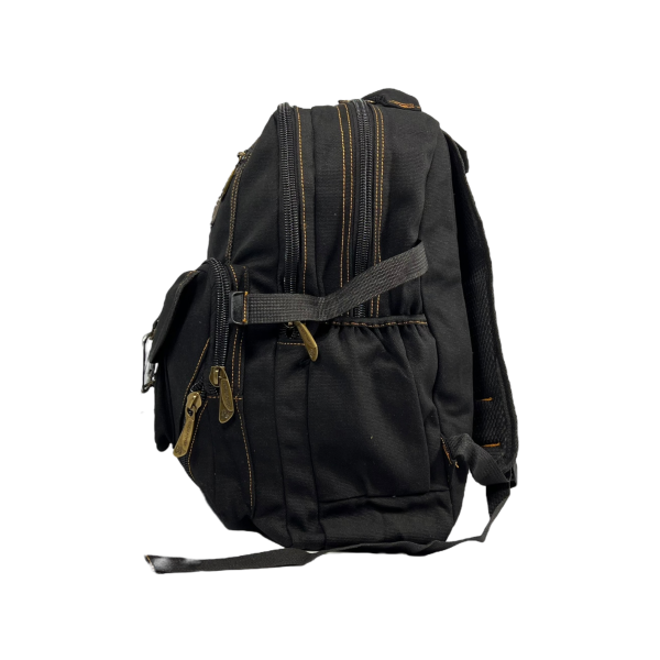Городской рюкзак, брезентовый, цвет черный Городской рюкзак, брезентовый, цвет черный