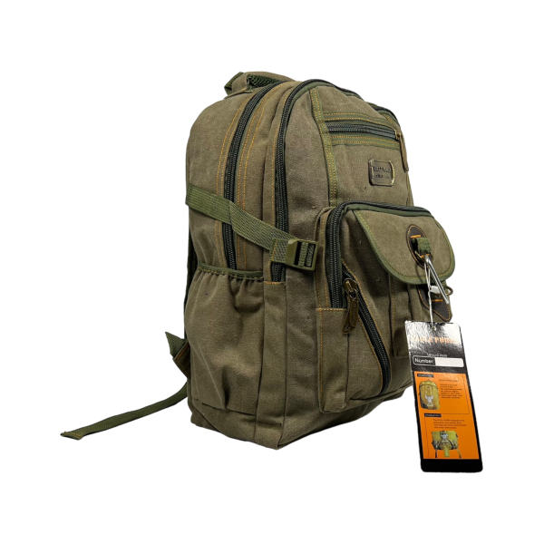Міський рюкзак, брезентовий, колір хакі, 25 л Міський рюкзак, брезентовий, колір хакі, 25 л