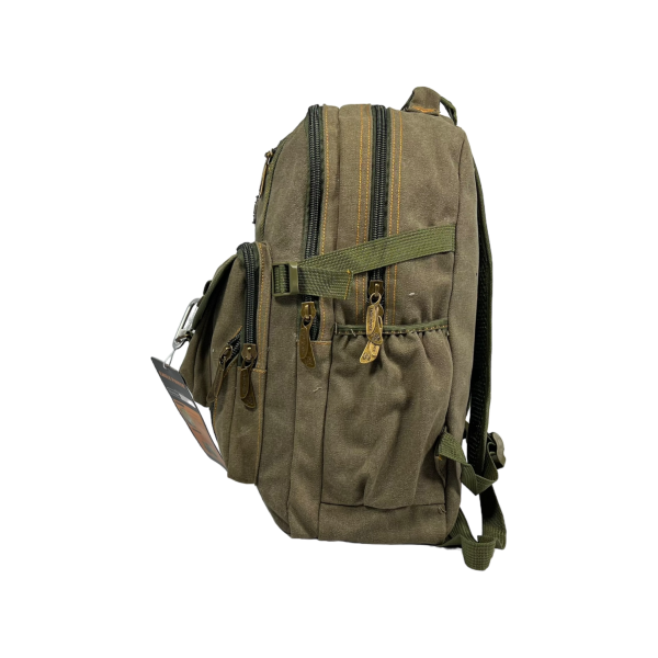 Міський рюкзак, брезентовий, колір хакі, 25 л Міський рюкзак, брезентовий, колір хакі, 25 л