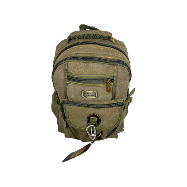 Міський рюкзак, брезентовий, колір хакі, 25 л Міський рюкзак, брезентовий, колір хакі, 25 л