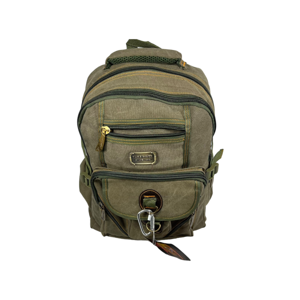 Міський рюкзак, брезентовий, колір хакі, 25 л Міський рюкзак, брезентовий, колір хакі, 25 л
