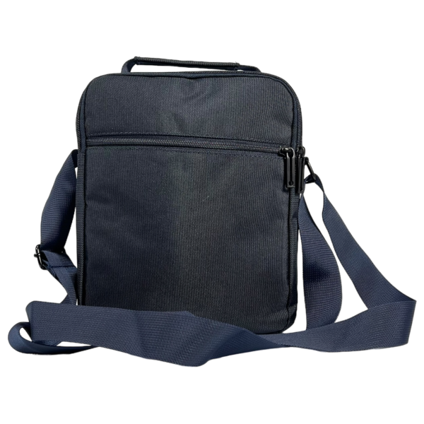 Стильная мужская сумка через плечо на четыре отделения, 5 л, синяя