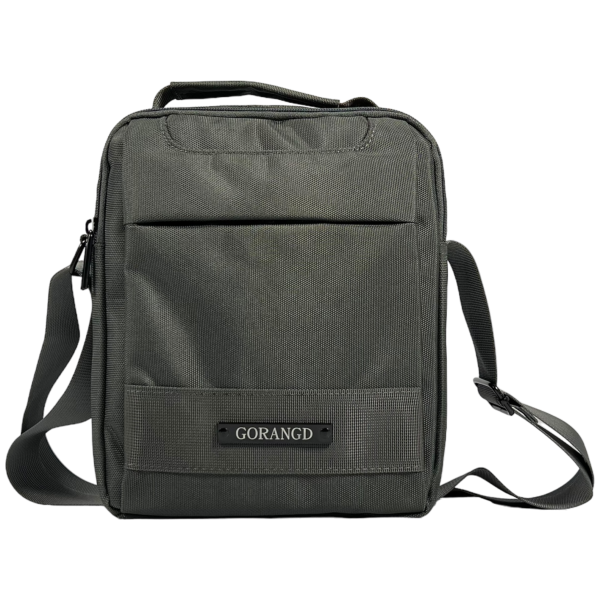 Сумка через плече на чотири відділення, 5 л, сіра