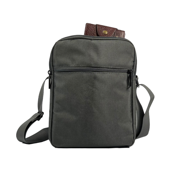 Сумка через плече на чотири відділення, 5 л, сіра Сумка через плече на чотири відділення, 5 л, сіра