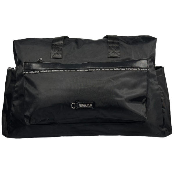 Дорожная сумка на два отделения, 48 л, черная