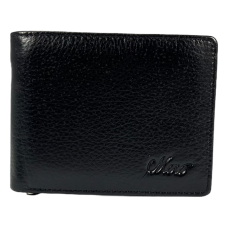 Классический мужской кошелек из натуральной кожи с зажимом для купюр