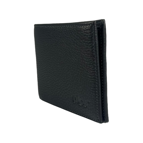Мужской кошелек из натуральной кожи, черный Мужской кошелек из натуральной кожи, черный