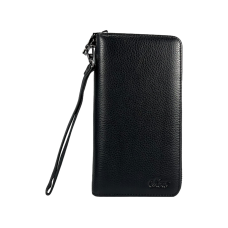 Элегантный кожаный мужской кошелек с 6 отделениями для купюр