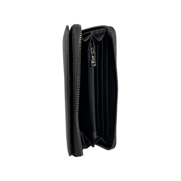 Элегантный кожаный мужской кошелек с 6 отделениями для купюр