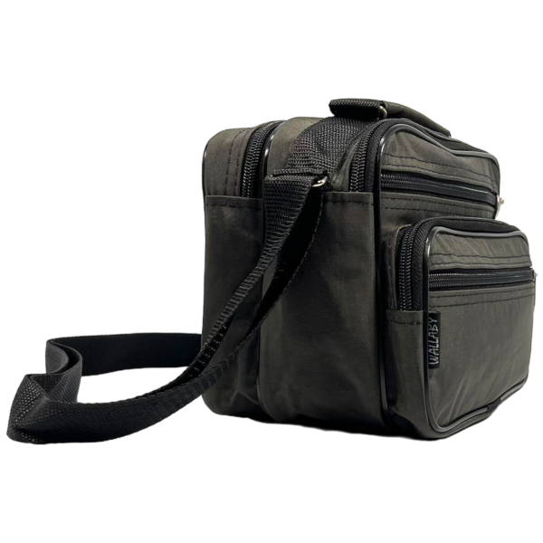 Сумка через плече, 5 л, на чотири відділення, практична, хакі