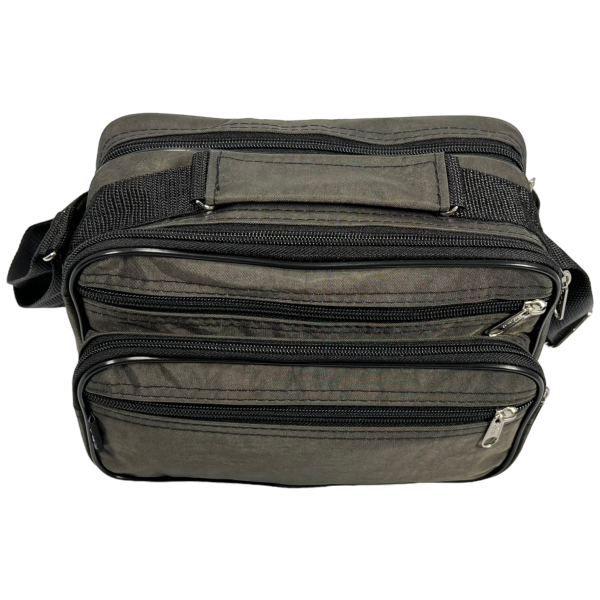 Сумка через плече, 5 л, на чотири відділення, практична, хакі