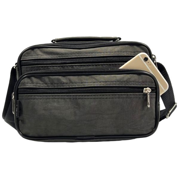 Сумка через плече, 5 л, на чотири відділення, практична, хакі