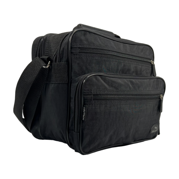 Багатофункціональна та компактна сумка через плече на п'ять відділень, 12 л, чорна Багатофункціональна та компактна сумка через плече на п'ять відділень, 12 л, чорна