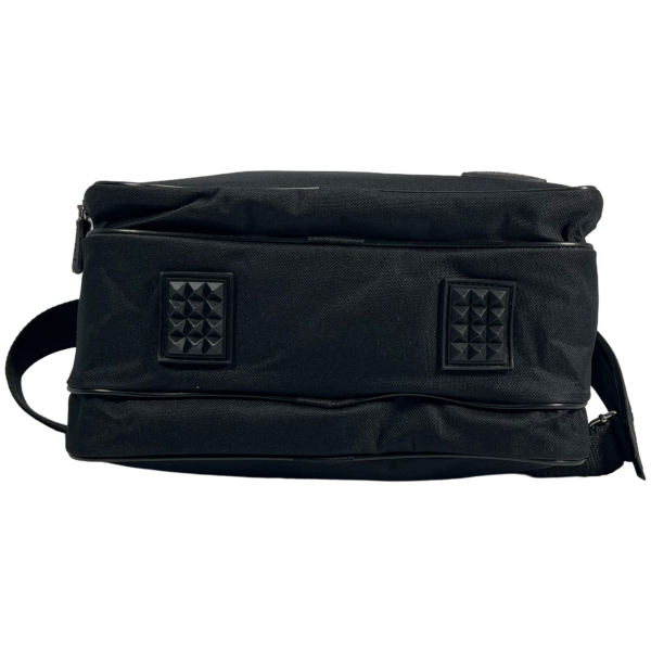 Сумка через плечо на пять отделений, простой и удобный дизайн, черная Сумка через плечо на пять отделений, простой и удобный дизайн, черная