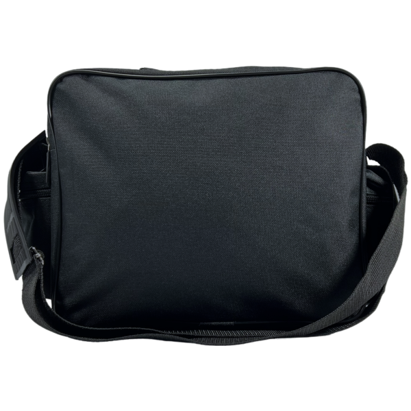 Сумка через плече українського виробника на 4 відділення, функціональна, чорна Сумка через плече українського виробника на 4 відділення, функціональна, чорна