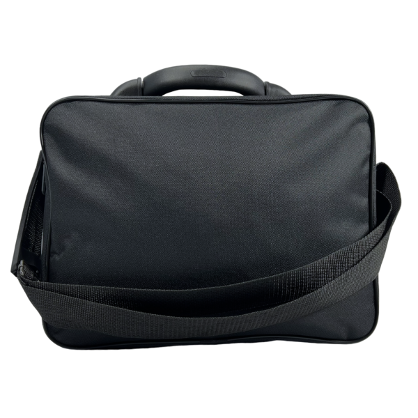 Функціональна сумка через плече на п'ять відділень, міцна, чорна Функціональна сумка через плече на п'ять відділень, міцна, чорна