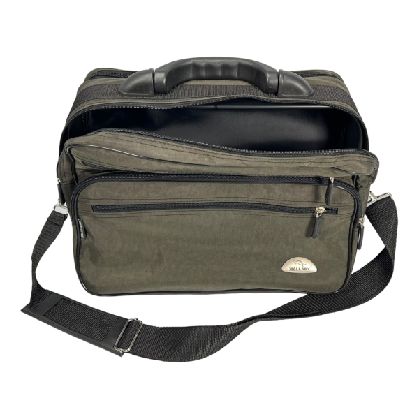Практичная сумка через плечо, производитель Украина, 5 отделений, хаки