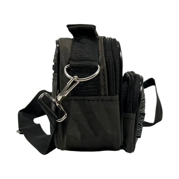 Стильная и практичная сумка через плечо на три отделения, хаки Стильная и практичная сумка через плечо на три отделения, хаки