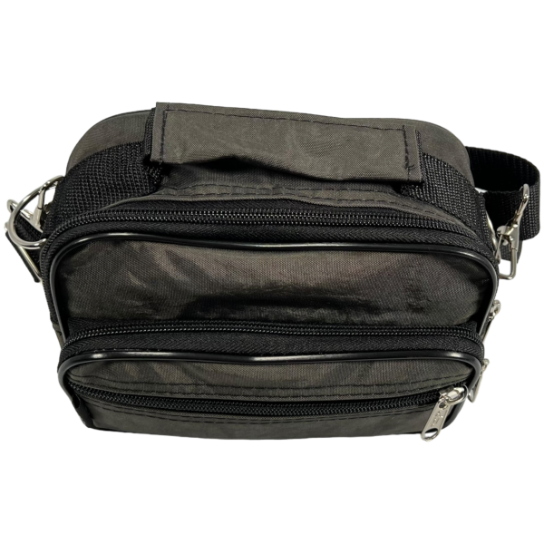 Стильная и практичная сумка через плечо на три отделения, хаки Стильная и практичная сумка через плечо на три отделения, хаки