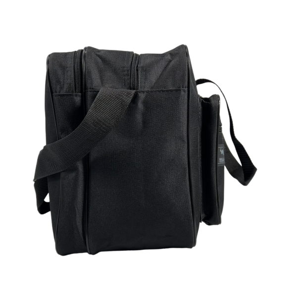 Вместительная сумка через плечо на четыре отделения, функциональная, черная Вместительная сумка через плечо на четыре отделения, функциональная, черная