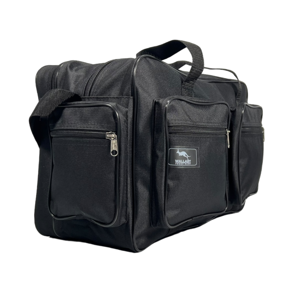 Вместительность и функциональная сумка через плечо на четыре отделения, 22 л, черная Вместительность и функциональная сумка через плечо на четыре отделения, 22 л, черная