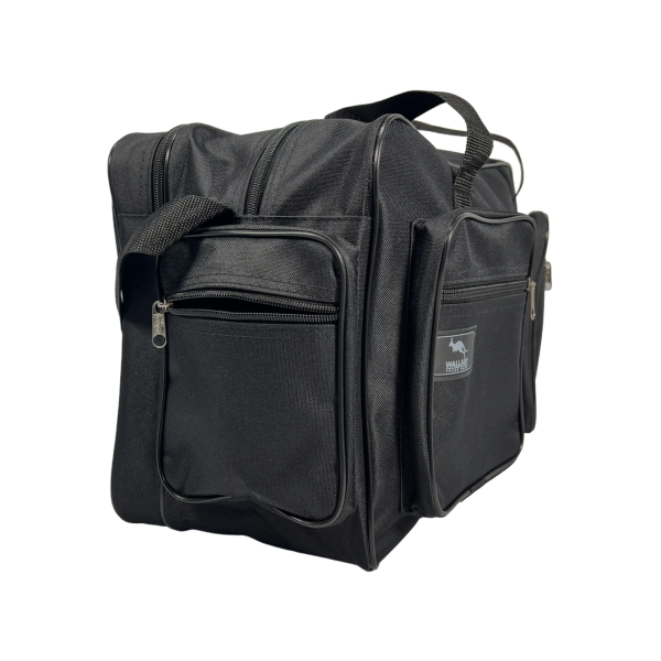 Вместительность и функциональная сумка через плечо на четыре отделения, 22 л, черная Вместительность и функциональная сумка через плечо на четыре отделения, 22 л, черная