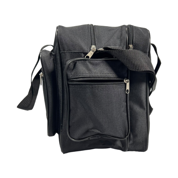 Вместительность и функциональная сумка через плечо на четыре отделения, 22 л, черная Вместительность и функциональная сумка через плечо на четыре отделения, 22 л, черная