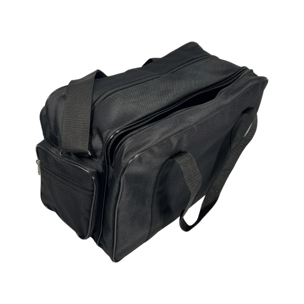 Вместительность и функциональная сумка через плечо на четыре отделения, 22 л, черная Вместительность и функциональная сумка через плечо на четыре отделения, 22 л, черная
