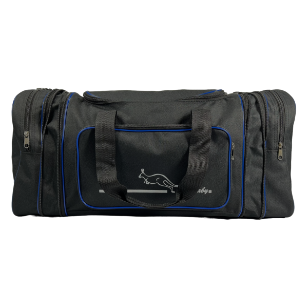 Дорожная сумка Wallaby на 2 виделка 365-1 черная с синим Дорожная сумка Wallaby на 2 виделка 365-1 черная с синим
