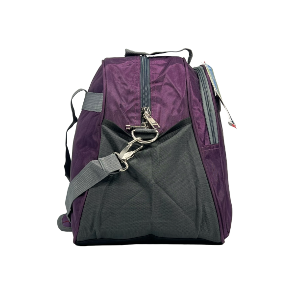 Дорожная сумка на три выделения, 63 л, фиолетовая Дорожная сумка на три выделения, 63 л, фиолетовая