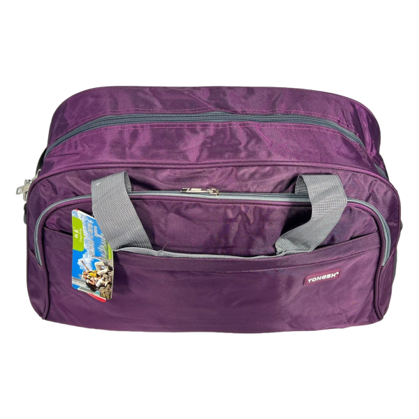 Дорожная сумка на три выделения, 63 л, фиолетовая Дорожная сумка на три выделения, 63 л, фиолетовая