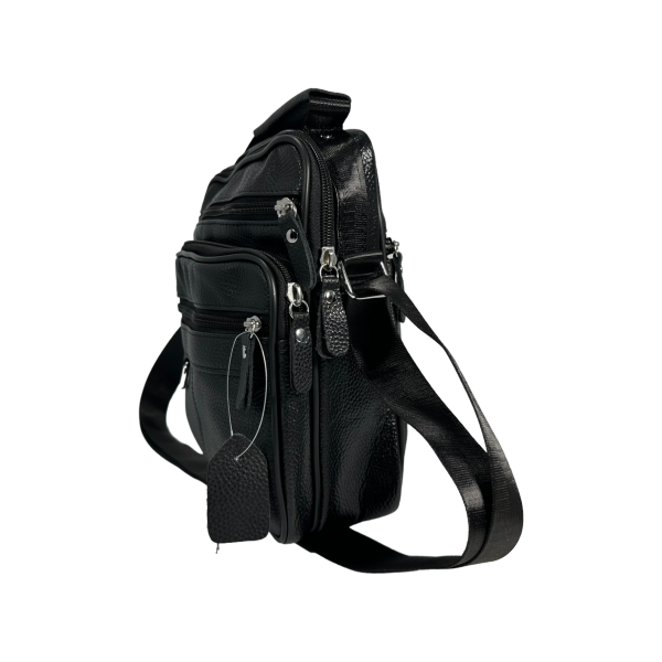 Практичная и универсальная сумка через плечо на 5 отделений, 5 л, черная Практичная и универсальная сумка через плечо на 5 отделений, 5 л, черная