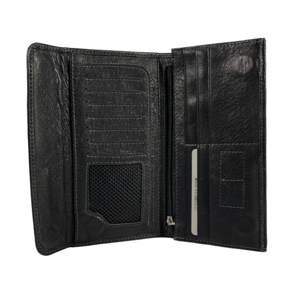 Клатч из натуральной кожи для мужчин черного цвета