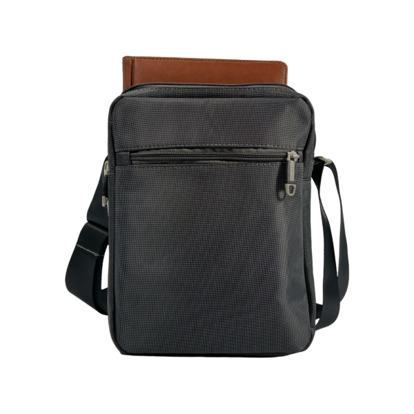Сумка через плечо для мужчин, 4 отделения, чорная Сумка через плечо для мужчин, 4 отделения, чорная