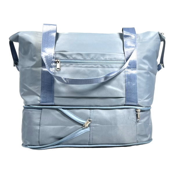 Дорожная сумка Jomolanma на четыре отделения 8004-1 голубая Дорожная сумка Jomolanma на четыре отделения 8004-1 голубая