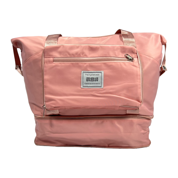 Дорожная сумка Jomolanma на четыре отделения 8004-4 розовая Дорожная сумка Jomolanma на четыре отделения 8004-4 розовая