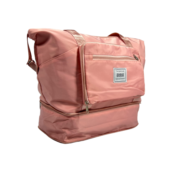 Дорожная сумка Jomolanma на четыре отделения 8004-4 розовая Дорожная сумка Jomolanma на четыре отделения 8004-4 розовая