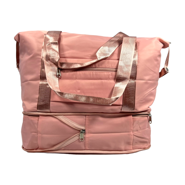 Дорожная сумка Jomolanma на четыре отделения 8004-4 розовая Дорожная сумка Jomolanma на четыре отделения 8004-4 розовая