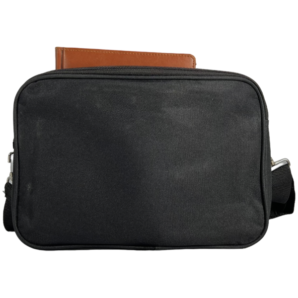 Сумка через плече, повсякденна, 5 відділень, 9 л, чорна Сумка через плече, повсякденна, 5 відділень, 9 л, чорна