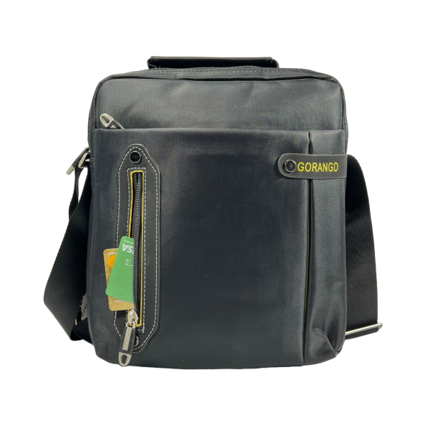 Универсальная и удобная сумка через плечо четыре отделения, 6 л, черная Универсальная и удобная сумка через плечо четыре отделения, 6 л, черная